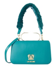 LOVE MOSCHINO SMART DAILY Borsa a spalla, con tracolla verde - Borse Donna - 1