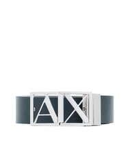 ARMANI EXCHANGE A|X Cintura doubleface navy/t.moro - Cinture - 1