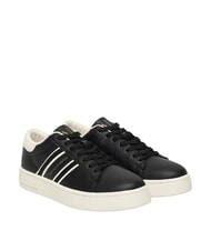 ARMANI EXCHANGE LONDON Sneakers black + off white - Scarpe Donna - 1