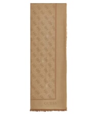 GUESS JACQUARD Sciarpa monogramma BEIGE - Sciarpe - 1
