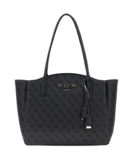 GUESS LINDSEY Borsa a spalla coal - Borse Donna - 1