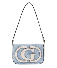 GUESS RUBY Borsa mini, a spalla denim logo - Borse Donna - 1