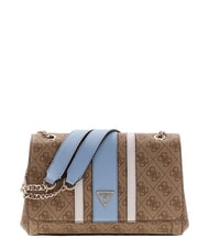 GUESS NOELLE 2                                 Borsa a tracolla, doppio manico latte logo/light blu - Borse Donna - 1