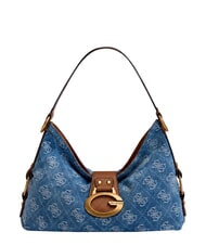 GUESS CAMDEN                                   Borsa a spalla, regolabile denim logo - Borse Donna - 1