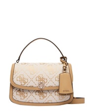 GUESS AUDREY                                   Borsa a mano, con tracolla beige logo - Borse Donna - 1