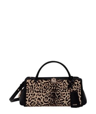 GUESS AUDREY                                   Borsa a mano con tracolla, in pelle leopard - Borse Donna - 1