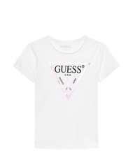 GUESS KIDS T-shirt stampa logo triangolo - T-shirt Bambino