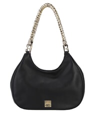 YNOT RACHEL Borsa hobo a spalla, doppio manico a catena black - Borse Donna - 1
