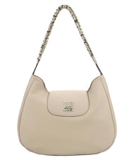 YNOT RACHEL Borsa hobo a spalla, con flap cream - Borse Donna - 1