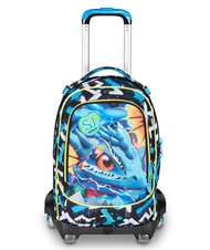 SJGANG METAL DRAGON BOY Zaino Trolley, sganciabile - Zaini con carrello