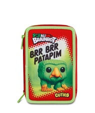 SKIFIDOL ITALIAN BRAINROT Astuccio con Kit Scolastico - Astucci e Accessori