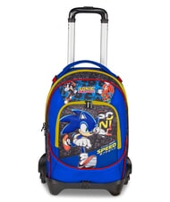 SONIC HEDGEHOG THE HEDGEHOG SPEED Zaino Trolley, sganciabile - Zaini con carrello