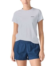 PATAGONIA P-6 LOGO Maglietta fiber white - T-shirt e Top Donna - 1