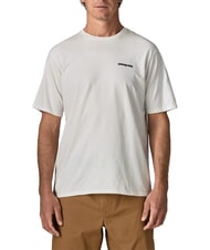 PATAGONIA P-6 LOGO T-Shirt a maniche corte fiber white - T-shirt Uomo - 1