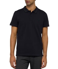 TRUSSARDI REGULAR Polo in cotone blu navy - Polo Uomo - 1