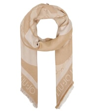 LIUJO LOGO Foulard in jacquard sabbia - Sciarpe - 1
