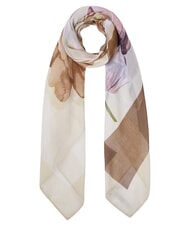 LIUJO FLOWER Foulard a blocchi white cream - Sciarpe - 1