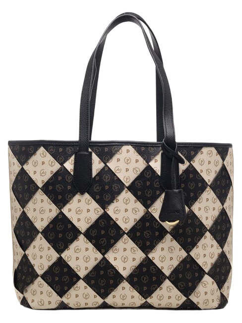 POLLINI HERITAGE Borsa a spalla avorio nero - Borse Donna