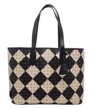 POLLINI HERITAGE Borsa a spalla avorio nero - Borse Donna - 1