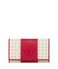 POLLINI HERITAGE Portafoglio large con porta carte avorio rosso - Portafogli Donna - 1
