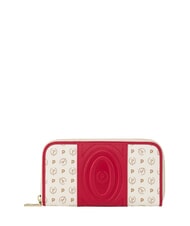 POLLINI HERITAGE Portafoglio large, ziparound avorio rosso - Portafogli Donna - 1