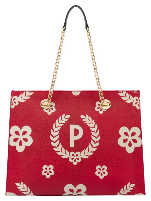 POLLINI HERITAGE  Shopping bag con doppio manico nero lacca - Borse Donna