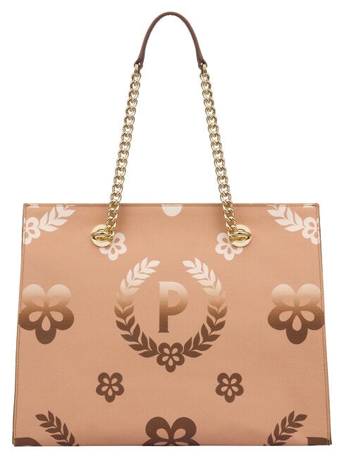 POLLINI HERITAGE  Shopping bag con doppio manico marrone/crema - Borse Donna