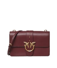 PINKO LOVE ONE CLASSIC Borsa in pelle a tracolla con flap - Borse Donna