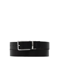 ARMANI EXCHANGE ESSENTIAL Cintura reversibile in pelle black/navy - Cinture - 1
