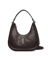 CALVIN KLEIN BOLD CK Borsa a spalla, con tracolla delicioso/antique silver - Borse Donna - 1