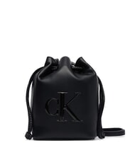 CALVIN KLEIN BOLD CK Mini Secchiello a tracolla na black - Borse Donna - 1