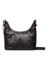 CALVIN KLEIN EMBLEM AOP Borsa a spalla / a tracolla delicioso/antique silver - Borse Donna - 1