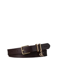 CALVIN KLEIN MONOGRAM Cintura in pelle - Cinture