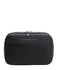 TOMMY HILFIGER TH CENTRAL Beauty zigrinato con logo black - Beauty Case - 1