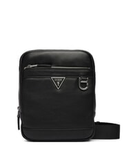 GUESS MONACO Borsello in pelle NERO - Tracolle Uomo - 1