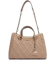 GUESS ISEMAY Borsa a mano, con tracolla pale mocha - Borse Donna - 1
