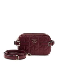 GUESS PAISLEIGH Mini Bag a tracolla burgundy - Borse Donna - 1