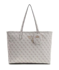 GUESS POWER PLAY 2 Shopping Bag dark taupe logo - Borse Donna - 1