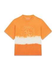 GUESS OVERSIZE T-shirt Bambini tye dye sand shades - T-shirt Bambino - 1