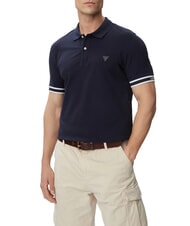 GUESS LYLE Polo in cotone smartblue - Polo Uomo - 1