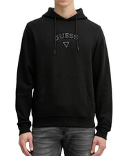 GUESS TEXTURED PATCH LOGO Felpa con cappuccio jetbla - Felpe Uomo - 1