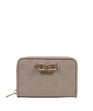 GUESS ANISE Portafoglio Medio dark taupe logo - Portafogli Donna - 1