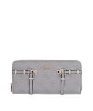 GUESS LEONA Portafoglio Zip Around  bone logo - Portafogli Donna - 1