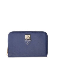 GUESS PATSIE Portafoglio Zip Around Medio BLU NAVY - Portafogli Donna - 1