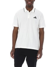 ADIDAS SMALL LOGO Polo a maniche corte, puro cotone white - Polo Uomo - 1