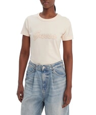GUESS 3D SCRIPT Maglietta in cotone - T-shirt e Top Donna