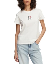 GUESS JEANS I LOVE T-Shirt in cotone - T-shirt e Top Donna