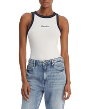 GUESS JEANS EMBRO Canotta purwhite - T-shirt e Top Donna - 1