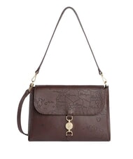 ALVIERO MARTINI PRIMA CLASSE GOLDEN COIN MESSENGER Borsa a spalla, con tracolla cioccolato - Borse Donna - 1