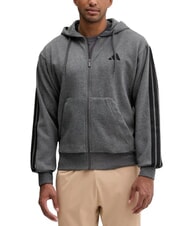 ADIDAS 3 STRIPES Felpa con cappuccio grey - Felpe Uomo - 1